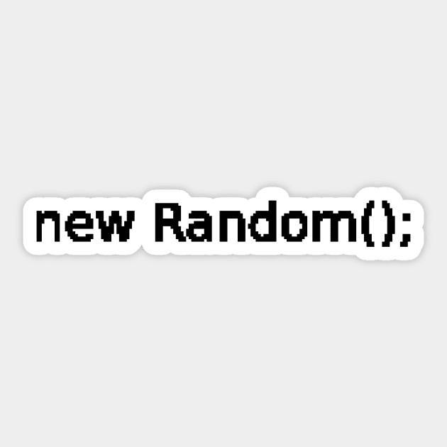 new Random() Sticker by findingNull